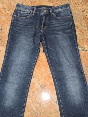 Lucky Brand Women's Regular Fit Straight Leg Jeans - Faded Indigo Blue Size 4